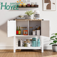 Buffet pour cuisine, table d'entrée avec 2 armoires de rangement