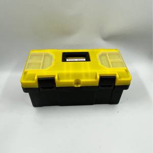 Caja de herramientas portátil de plástico de 30L, de dos capas, con tapa abatible y cierres, impermeable, para uso doméstico. - Product Image 3