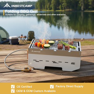 Parrillas Plegables para Barbacoa Más Vendidas, <span class=keywords><strong>Parrilla</strong></span> Portátil para Senderismo y Picnic a Bajo Precio - Product Image 1