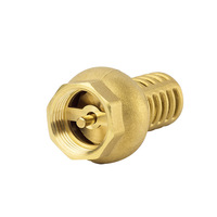 Vanne de fond en laiton de haute qualité avec filetage interne 1/2''-4'' pour eau, structure d'inspection manuelle robuste