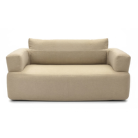 Canapé gonflable en tissu pour festival de musique, chaise longue paresseuse simple ou double pour camping extérieur, lit gonflable portable pliable