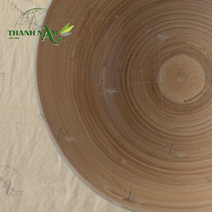 Bol à salade jetable en bambou naturel personnalisé par OEM pour les plats froids utilisation de fruits ou de nouilles ustensiles de cuisine écologiques légers - Product Image 5