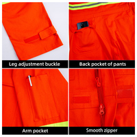 Combinaisons de travail professionnelles en coton, tissu brossé résistant pour la construction et la fabrication, vêtements de travail