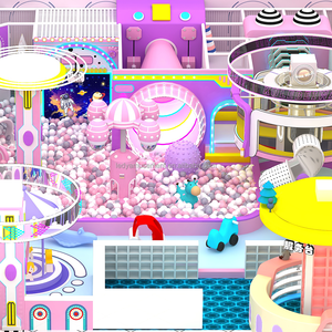 تصميم مجاني لملعب داخلي للأطفال، معدات حديقة ملاهي للأطفال، ملعب داخلي، ألعاب ناعمة للأطفال - Product Image 4