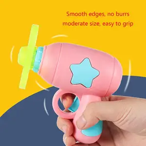 新款儿童玩具闪光飞盘枪顶弹射器Tobitake Tonbo宠物互动玩具儿童玩具枪