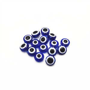 Perles en résine plates 6x10mm, perles rondes colorées pour accessoires vestimentaires, paquet de 100 pièces - Product Image 5