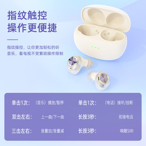 Tws Wireless Bluetooth Earphones With Touch <b>Control</b> Bt 5.4 Type C Charging Led Indicator For <b>Gaming</b> And Music - Product Image 3