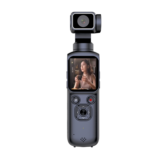 Pocket Camera 4K Handheld Camera 64MP Photography 1.70 Inch Screen Intelligent Face Following WiFi Pocket Camera for Vlogging