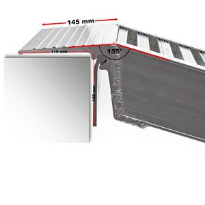 2 ton zware aluminium aanhangerlaadklep - Product Image 3