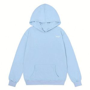 Venta al por mayor Unisex O Cuello Amarillo Pullover No String Hoodie Fleece Oversize Plain Hoodies Pocket Heavy Vintage Daily Wearing Hoodie - Product Image 1