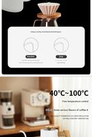 Garder le temps chaud préréglé Mini col de cygne Smart bouilloire électrique thé café 1700ml Wifi Tuya Alexa contrôleur de température vocale
