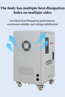 Régulateur de tension automatique monophasé 15 kVA SVC/TND-15KVA, armoire sur pied, écran LCD, 220 V, haute précision