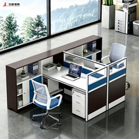 JIUSHUN Mobilier de bureau au design moderne, bureau ergonomique simple pour employés, poste de travail informatique, table de bureau