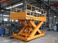 Table élévatrice à ciseaux hydraulique stationnaire à charge lourde personnalisée XYZLIFT