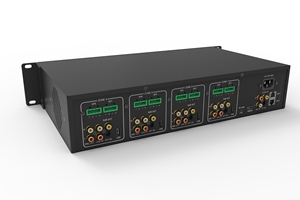 Amplificador de Audio DSP DAC de 4 Zonas Clase <span class=keywords><strong>D</strong></span>, Mezclador Estéreo con Control de Volumen, Sistema de Audio Inteligente para Hogar, Hotel, Comercial y de Megafonía - Product Image 5