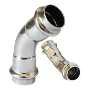 Coudes à 45 degrés YOD sur mesure à pression haute pression 15/22/28mm pour réaménagement de conduites de gaz GPL et <span class=keywords><strong>eau</strong></span> CVC en acier inoxydable 304/laiton - Product Image 3