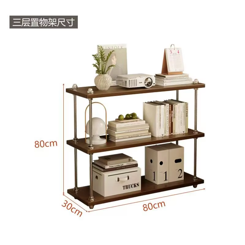 Grande planche de bois épaissie à trois couches de couleur noyer