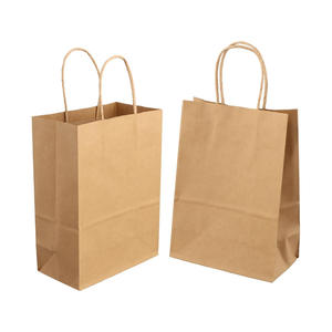 Bolsas de Papel Kraft Recicladas al por Mayor para Comida para Llevar, Bolsas de Papel Personalizadas para Restaurantes, para Entrega de Alimentos - Product Image 1
