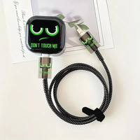 Chargeur de téléphone TPU 20W toutes versions US UK, câble de protection