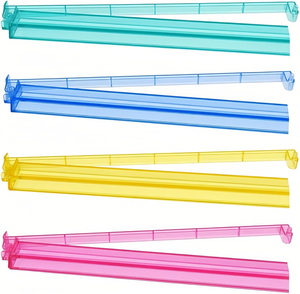 Colorful Acrylic Mahjong Rack with Magnetic Pusher Smooth Mahjong Holder Durable Game Table Accessory - Product Image 5