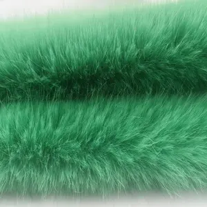 hot selling high quality solid fox faux fur 1200g fabric for winter woman collar