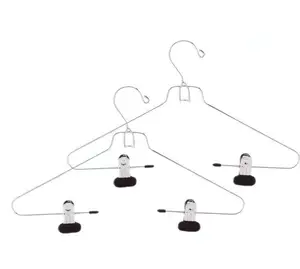 OEM/ODM individualisierbar großhandel heißer verkauf clip hänger metall einzel-clip hänger metallhaken für kleidung hänger für kleider