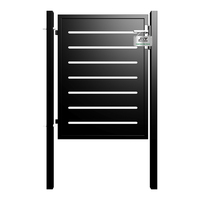 Porte de jardin décorative de coupe CNC en métal de style moderne de 1.2 m de haut