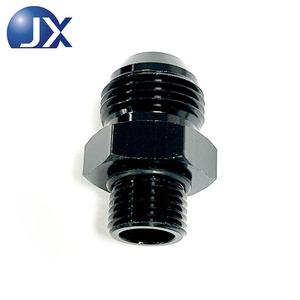 อะแดปเตอร์ AN10 เป็น M14x1.5 แบบตรง, ข้อต่ออลูมิเนียมสำหรับออยล์คูลเลอร์ ผลิตด้วยเครื่อง CNC, ข้อต่อสำหรับดัดแปลงรถยนต์เคลือบสีดำ - Product Image 6