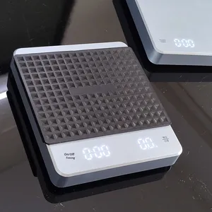 Báscula de cocina electrónica recargable por USB de estilo italiano, temporizador automático inteligente, División de pesaje de café y alimentos, 1g - Product Image 2