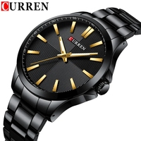 Jam Tangan Quartz CURREN 8322 Fashion Casual Bisnis Mewah Tahan Air Jam Tangan Pria Original untuk Pria Montre Relojes Homme