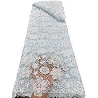 Tissu en dentelle soluble dans l'eau NI.AI Premium Haute Couture, tissu en dentelle guipure africaine de la plus haute qualité