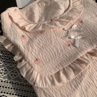 Ensemble de pyjama en coton pour femmes de luxe, deux pièces, avec pantalon à manches longues, taille élastique, tissu respirant et à séchage rapide