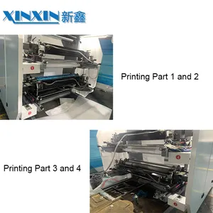 High Speed 4 Color Flexographic Printing Machine For Paper