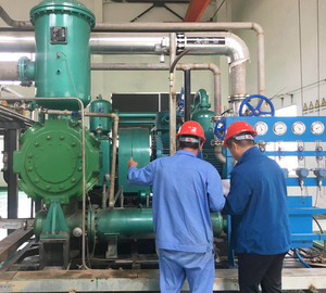 80 kg/giờ cấp thực phẩm chất lỏng CO2 phục hồi Carbon chụp nhà máy máy nén qua lại loại động cơ cho sản xuất đồ uống bia - Product Image 3