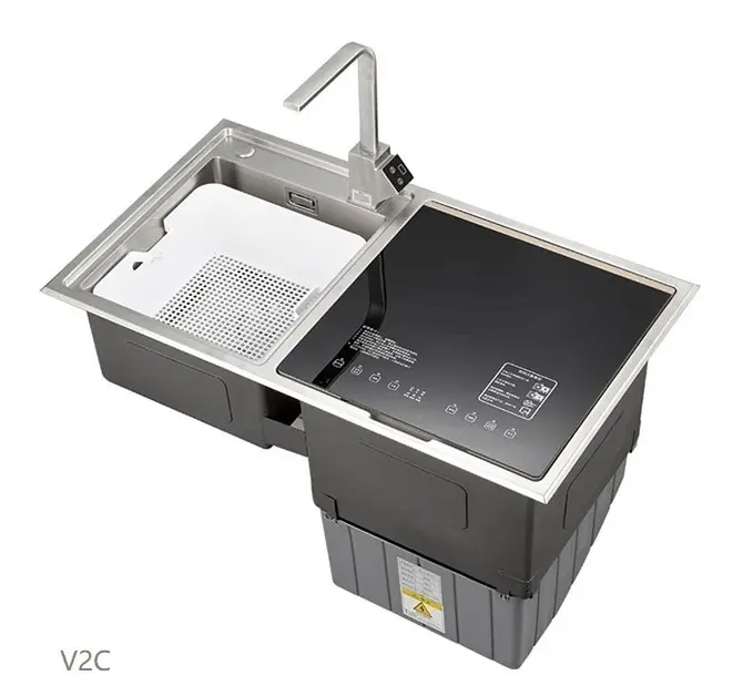 Multi-Function Integrated Sink Dishwasher Small Household Integrated Sink with Dishwasher ETL certified