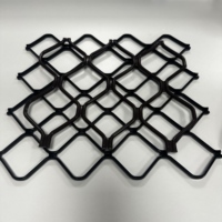 Panneau de grillage soudé sur mesure, galvanisé à chaud, en maille losangée, pour cages d'animaux, clôtures et portes de sécurité