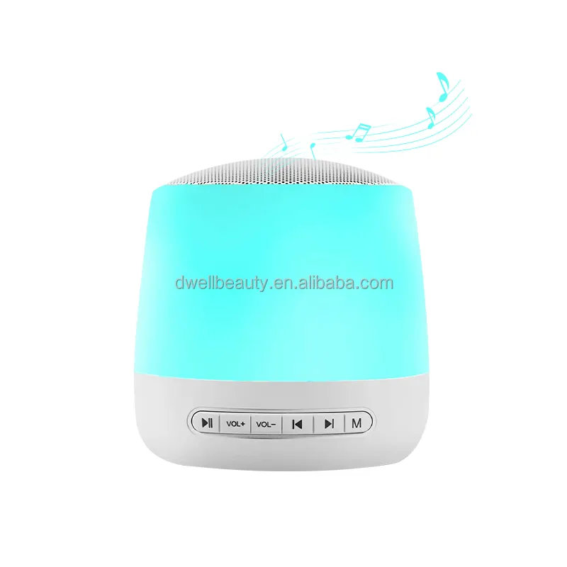 Portable Sleep Aid White Noise Machine For Children And Adults With Music And Colorful Light
