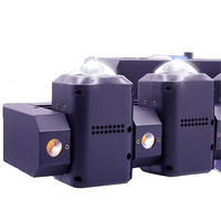 Projecteur LED mobile 5 têtes RGBW à faisceau, éclairage de scène DJ, lumière de jour pour parc à thème, stroboscope rotatif, effet de poursuite, DMX512, en alliage d'aluminium