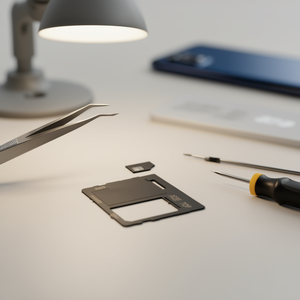 Vassoio porta SIM e Micro SD nero di ricambio per Samsung Galaxy A32 5G SM A326B - Product Image 3