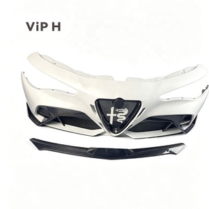 Parachoques Delantero Semi-Carbono para Alfa Romeo <span class=keywords><strong>Giulia</strong></span> <span class=keywords><strong>GTA</strong></span> Versión M con el Logotipo del Escorpión - Kit de Modificación para Auto de Alto Rendimiento - Product Image 6