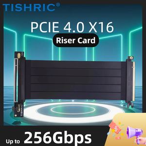 Titric <span class=keywords><strong>สาย</strong></span>ชาร์จ <span class=keywords><strong>PCIe</strong></span> <span class=keywords><strong>4.0</strong></span> X16ไรเซอร์เกรดอุตสาหกรรม20ซม. ตัวขยาย16X ความเร็วเต็ม<span class=keywords><strong>สาย</strong></span>สำหรับเซิร์ฟเวอร์ GPU <span class=keywords><strong>4.0</strong></span>สต็อกสายไรเซอร์ X16 - Product Image 4