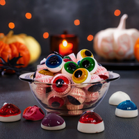 Vente directe d'usine de bonbons halal 5D en gros et sur mesure OEM/ODM, vente en gros de bonbons et bonbons personnalisés contenant des fruits acidulés
