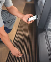 Anémomètre portable sans fil TESTO410-i Débitmètre à palettes avec capteur de vitesse pour testeur de mesure de vitesse du vent