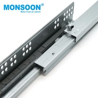 Système de tiroirs Ultbox-Standard à extension complète à 3 volets, fermeture amortie, en zinc plaqué, pour cuisine moderne, quincaillerie de meubles