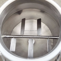 Mélangeur rotatif à tambour en acier inoxydable Mélangeur de laboratoire alimentaire Mélangeur de poudre entièrement automatique