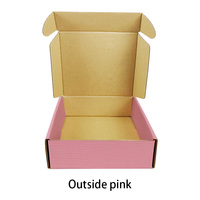 Boîte postale d'expédition en carton ondulé bleu personnalisée pour les petites entreprises personnalisation privée pour l'emballage de crème pour le visage et les yeux en papier