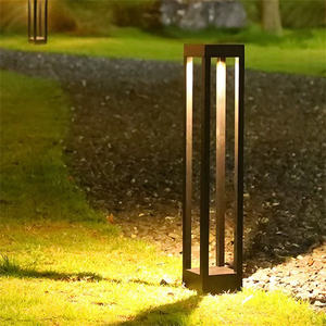 Lampes solaires de jardin à LED étanches en aluminium IP65 Nouvel éclairage paysager extérieur Alimentation par batterie Panneau solaire Lampe solaire pour pelouse - Product Image 2