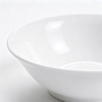 Bol à soupe en porcelaine à large ouverture, bol à pâtes en céramique à parois inclinées, pour hôtels, restaurants, traiteurs, vente en gros