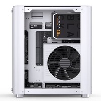 Boîtier PC JONSBO TK-1 Mid Tower MicroATX avec double panneau en verre panoramique incurvé, support pour radiateur 240 mm, châssis de bureau - En stock