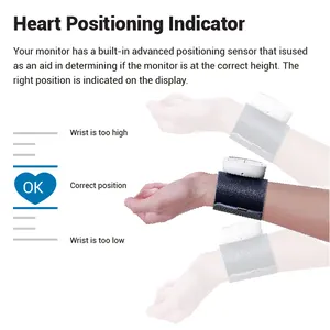 TRANSTEK pulso recarregável portátil digital pressão arterial monitor BPM com ultra-baixa fábrica pressão arterial monitor preço